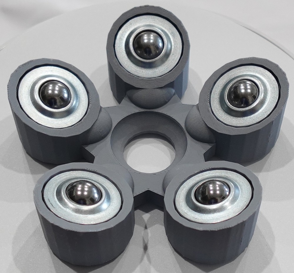 Bowling Ball Spinner Cup - Gray