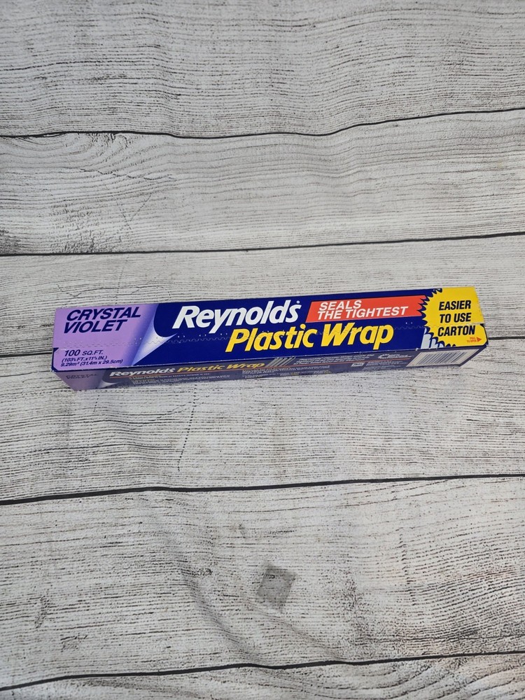 Reynolds Wrap Crystal Violet Plastic Wrap 100 Sq. Ft NEW