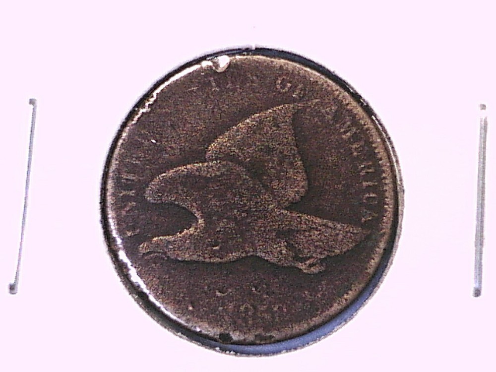 1858 Flying Eagle Cent Genuine Raw Ungraded 01241