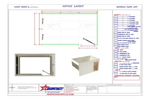 12' x 8' Inplant Office