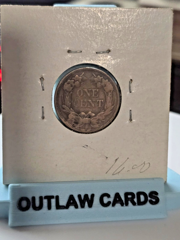 1858 US FLYING EAGLE 1 CENT COIN