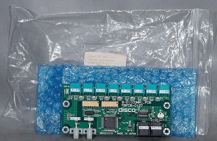 NEW Disco PN: FBPCB-0127 8-DI(COMM)_PCB DFD651 Saw Digital Input Board