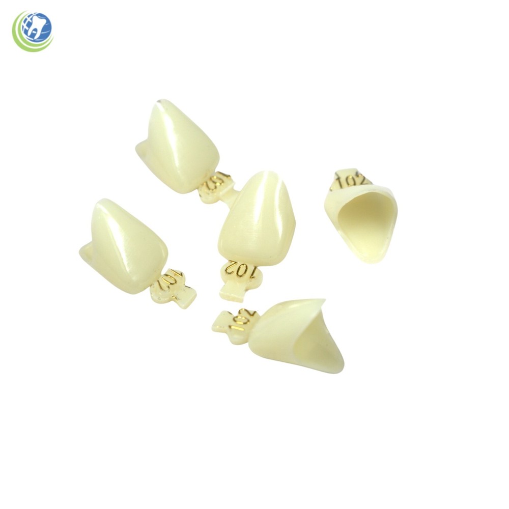 DENTAL POLYCARBONATE TEMPORARY CROWNS #102 (ULC) UPPER LEFT CENTRAL 5/PACK