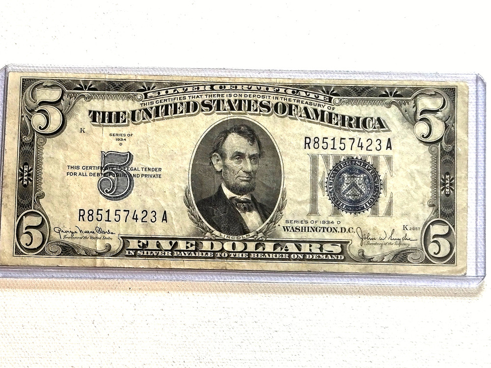 Tender Note's $5.00 Silver-Certificate star-note / Red note's / $2.00 Red-Seal