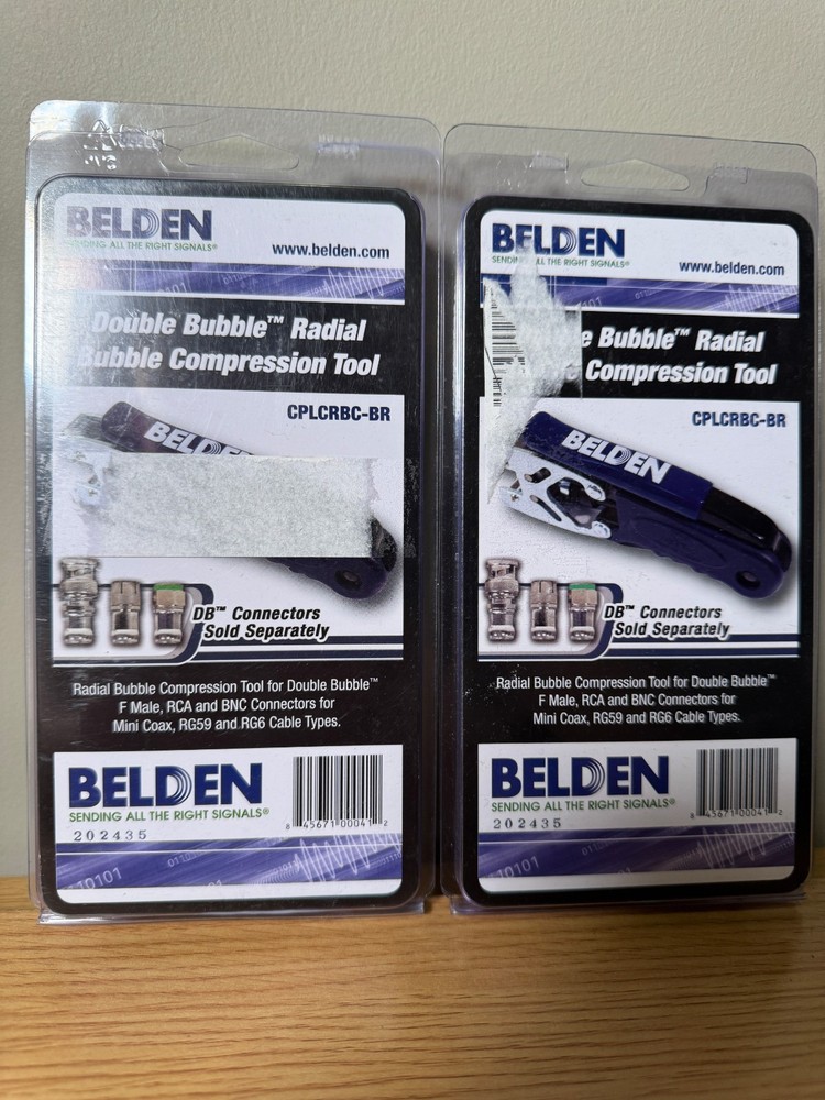 ICM Belden CPLCRBC-BR Double Bubble Installation Compression Connectors Tool