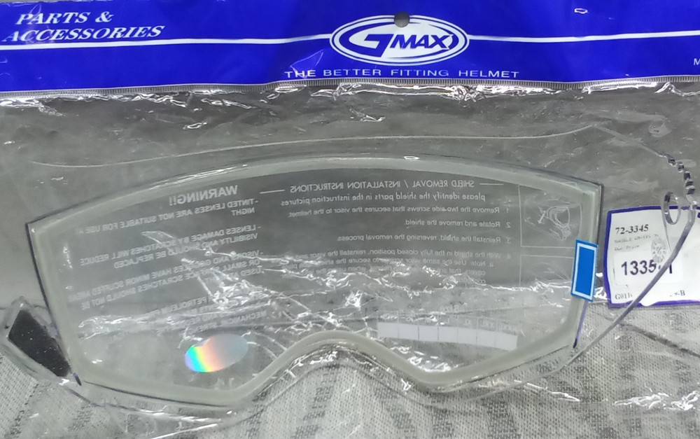 Gmax GM11 Replacement Lens Face Shields P/N 72-3345