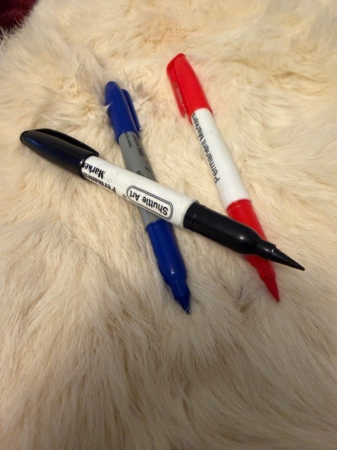 3 Sharpie Style Self Defense Tactical pens with G10 point EDC