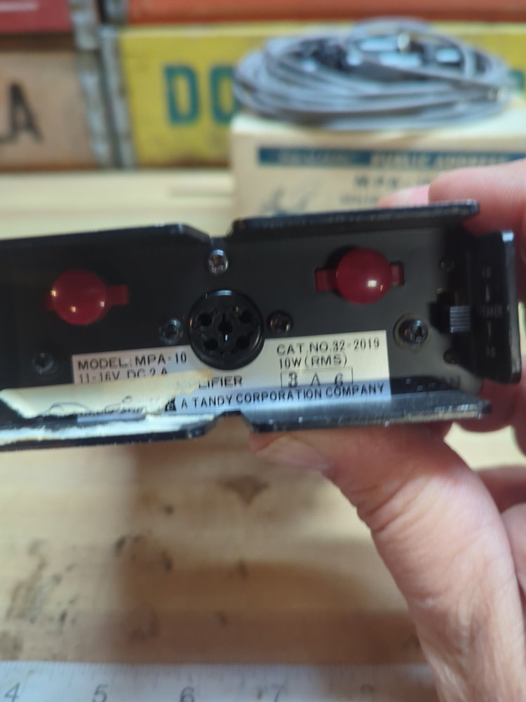 Vintage Unused Realistic MPA-10 Solid State 10 Watt Public Address Amplifier,...