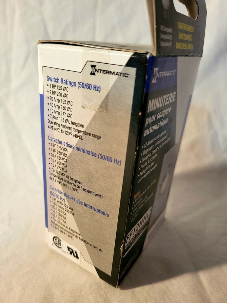 New!! Intermatic FF12HHC 120-277V Auto Shut-Off Timer