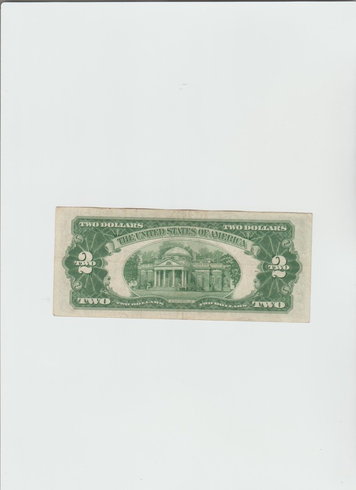 1928-G $2 Red Seal Note in(VF) circulated condition.