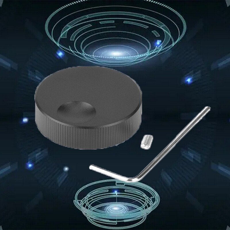 Matte, Universal, Practical, 32 X 13mm, 6mm Hole, Black, Solid Alumi7755-
