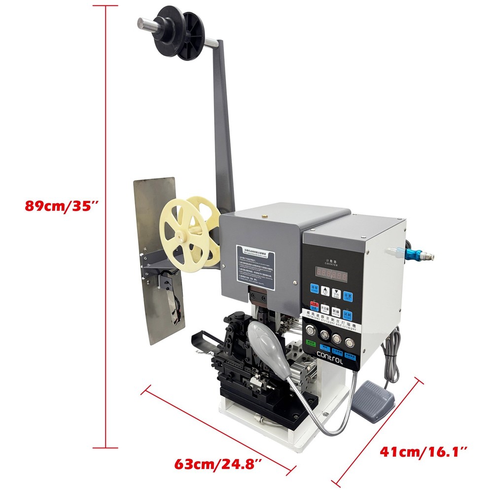 220V Multi Core Cable Wire Stripping Terminal Machine with 110V Transformer