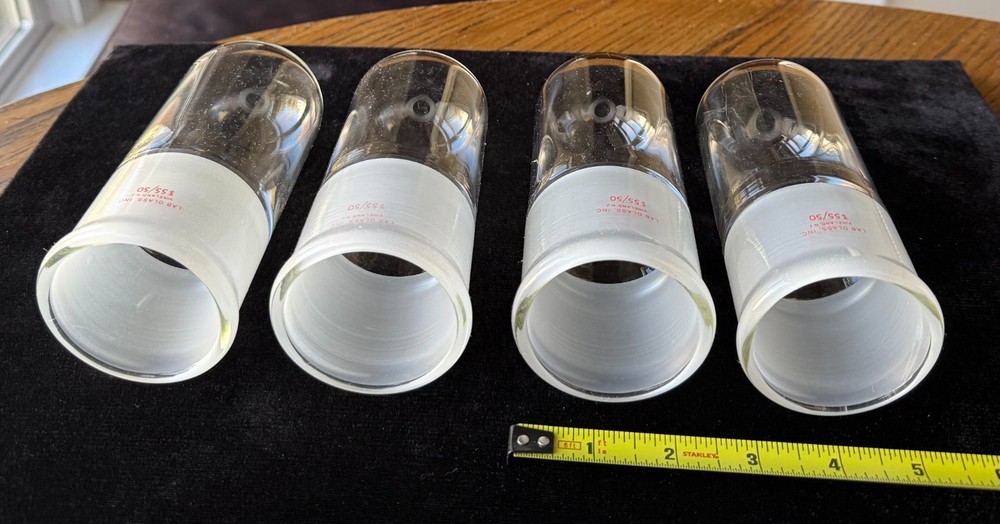 Labware - 4 female glass stoppers