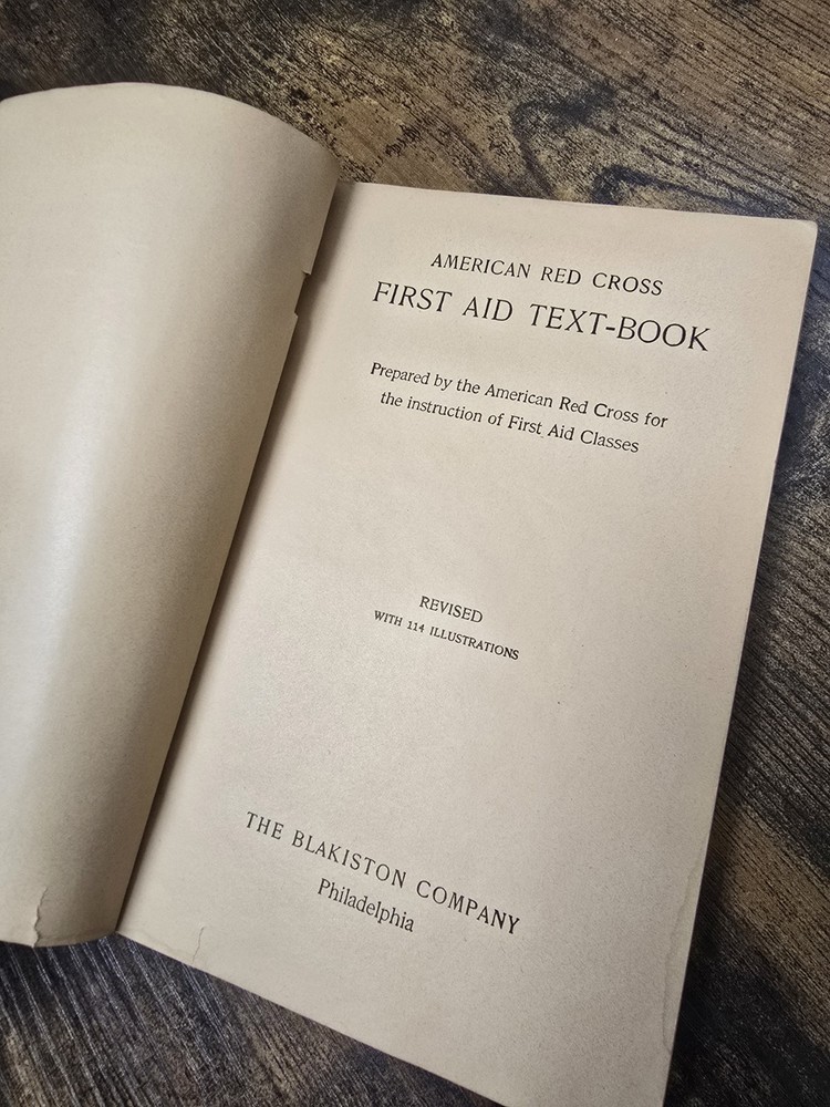 American Red Cross First Aid Text-Book Revised 1940