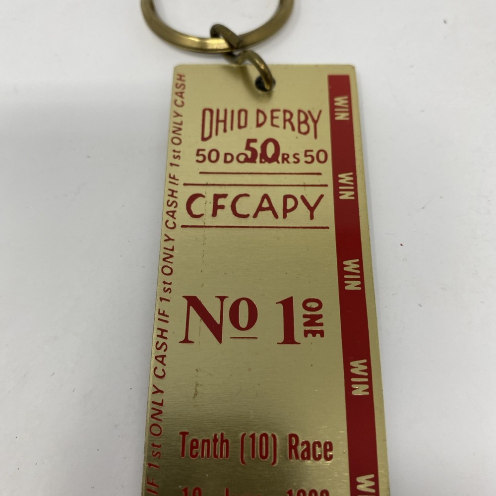 Ohio Derby Thistledown Keychain