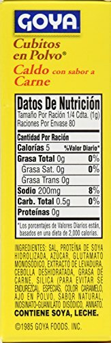 Goya Powdered Beef Bouillion, 2.82 Ounce