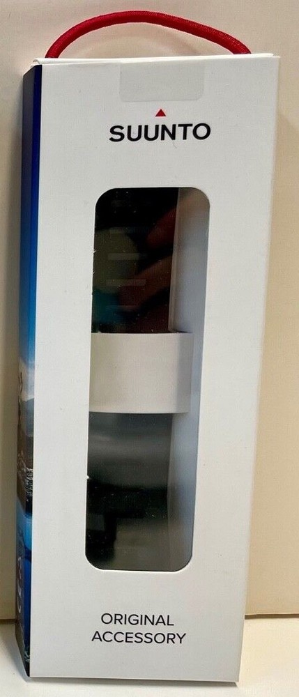 Suunto 24mm Dive 1 Silicone Extension Black Strap