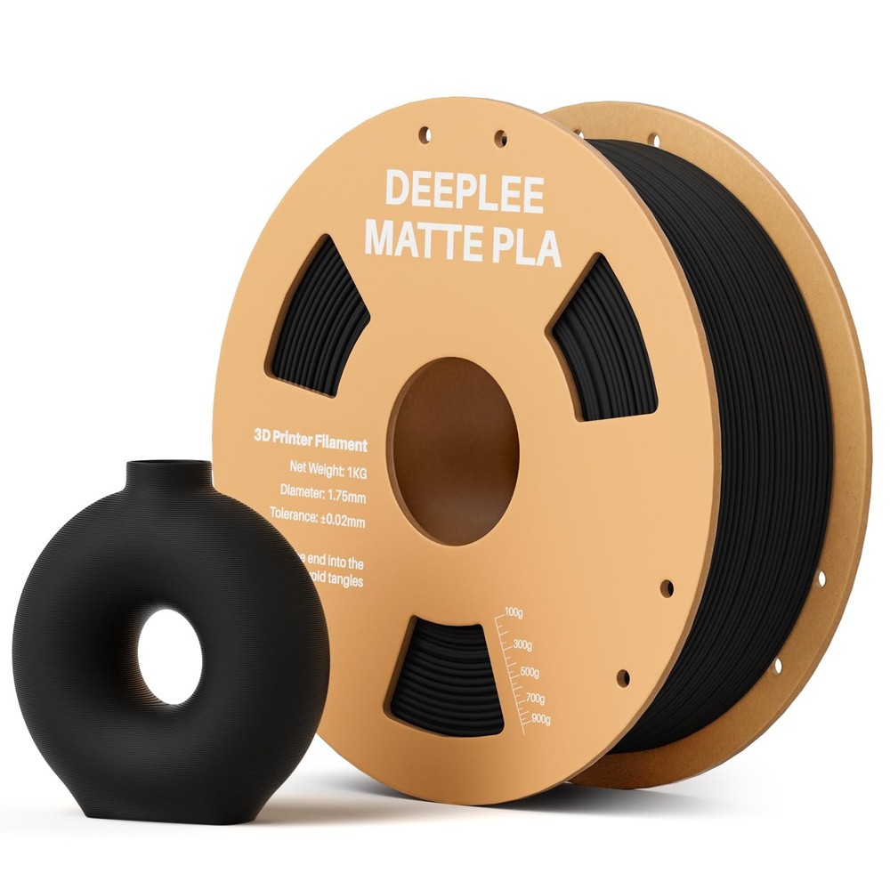 DEEPLEE Matte PLA Filament 1.75mm, 3D Printer Filament Dimensional Accuracy +...