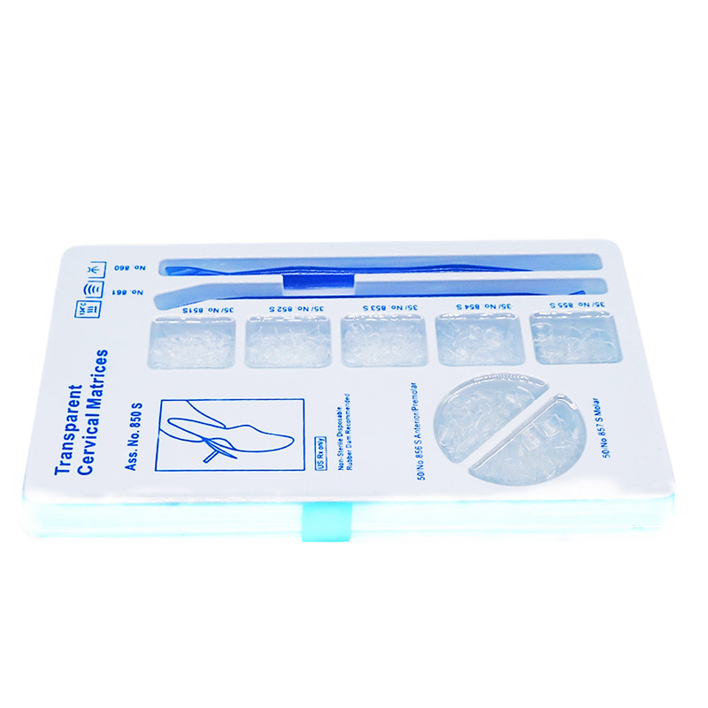 Dental Anatomically Shaped Transparent Cervical Matrices Gingival Retractor