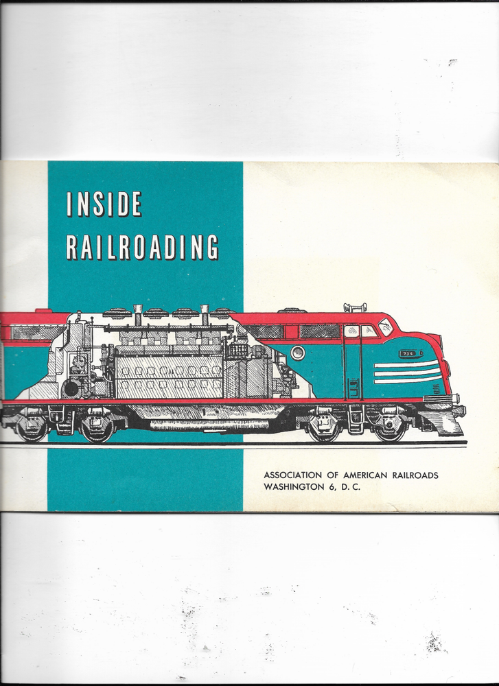 INSIDE RAILROADING BOOKLET---1955