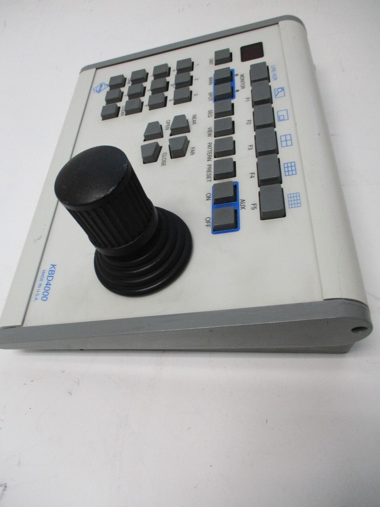 PELCO MULTIPLEXER KEYBOARD CONTROLLER, P/N KBD4000 WITH JOYSTICK.