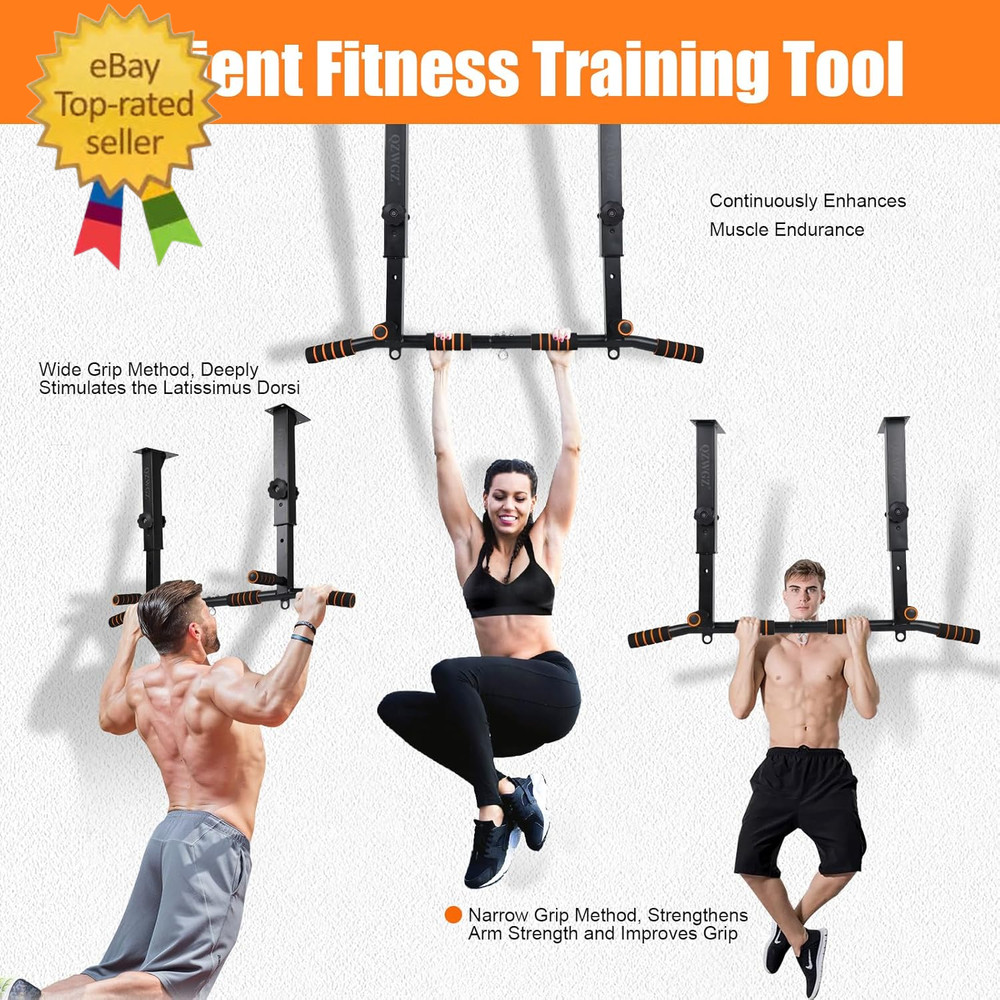 Height Adjustable Pull up Bar, Heavy Duty Pull up Bar, Barmount, Ceiling Mount