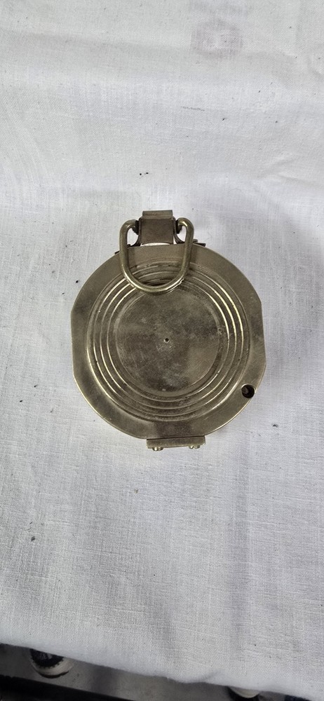 Vintage Solid Brass Natural Sine Indian Compass