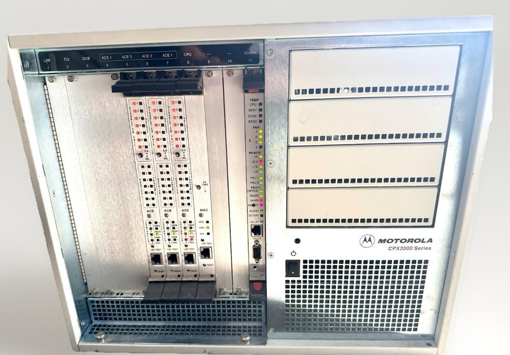MOTOROLA CPX2000 Trunking Controller Gold Elite Gateway with Modules See Details