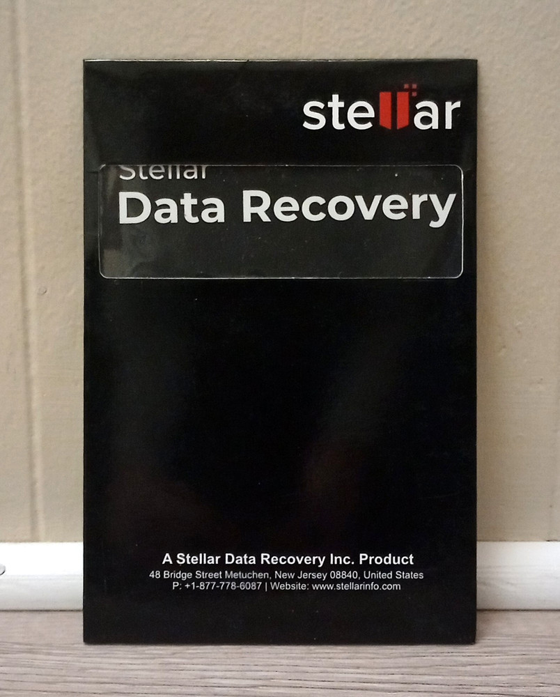Stellar Data Recovery Software V10 / Windows / Standard / Activation Key Card