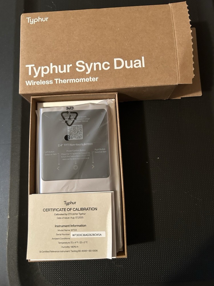 Typhur Sync Wireless Meat Thermometer With Two Probes