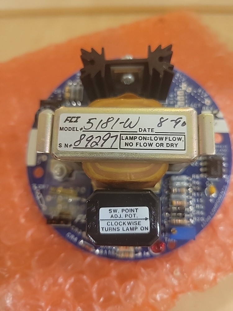 Fluid Components Inc FCI 5181-W