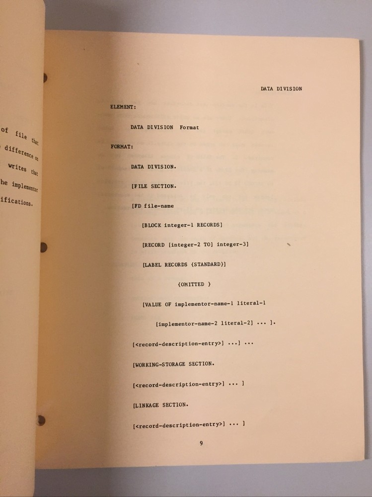 Vintage California Software NPS MICRO-COBOL Users Guise 2.1