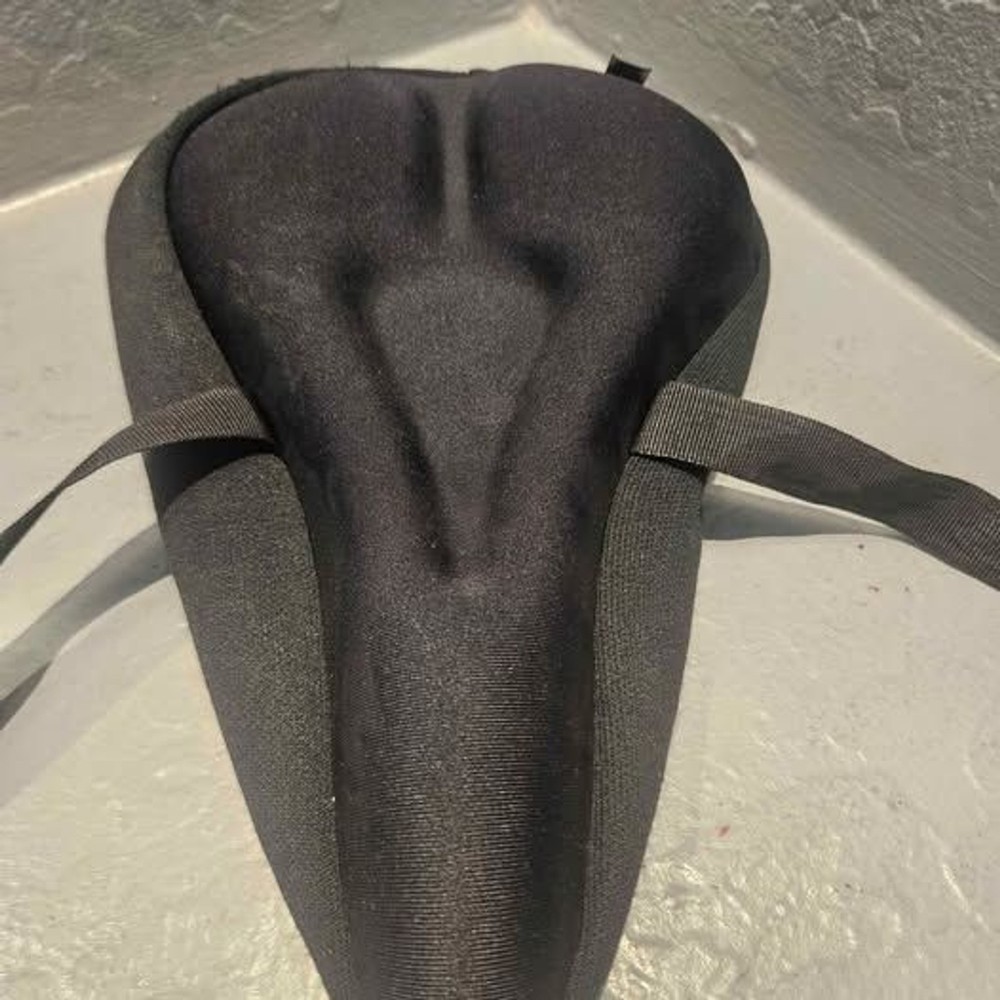 Spin Bicycle Padded Seat Cover with Straps