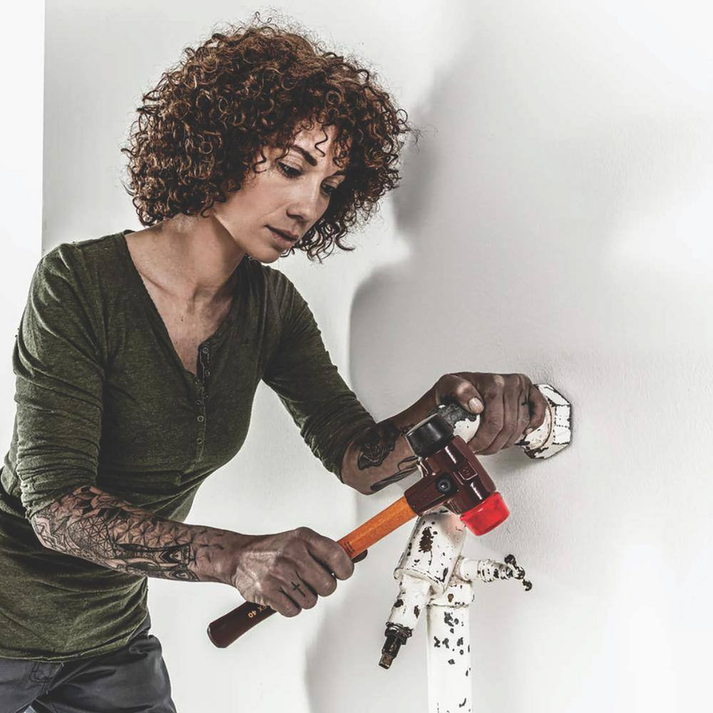 12 Oz. Simplex 30 Mallet with Black Rubber and Red Plastic Inserts