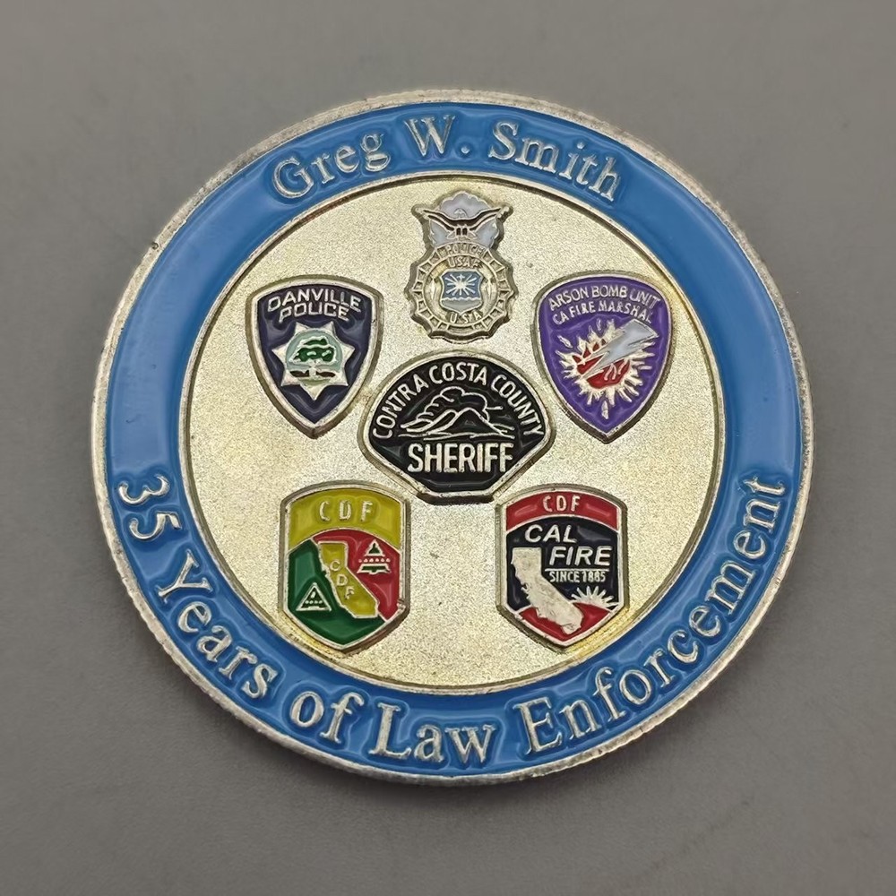 Iabti Interational Director 2009-2010 Greg W.Smith Challenge Coin