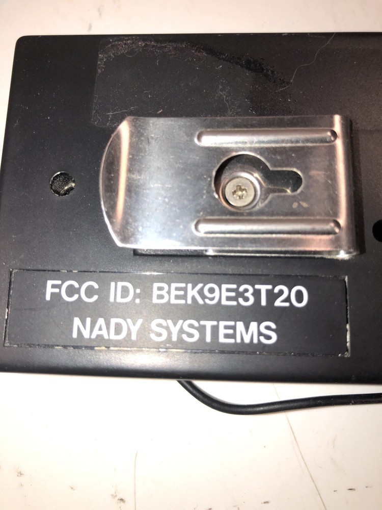 Nady System LT-20 Transmitter with Clip Exon microphone As Is No Receiver