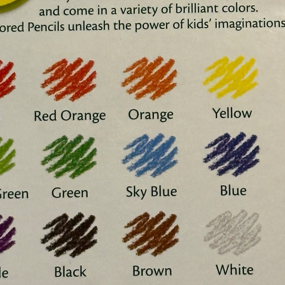 Crayola Colored Pencils 12 Count Light Blue