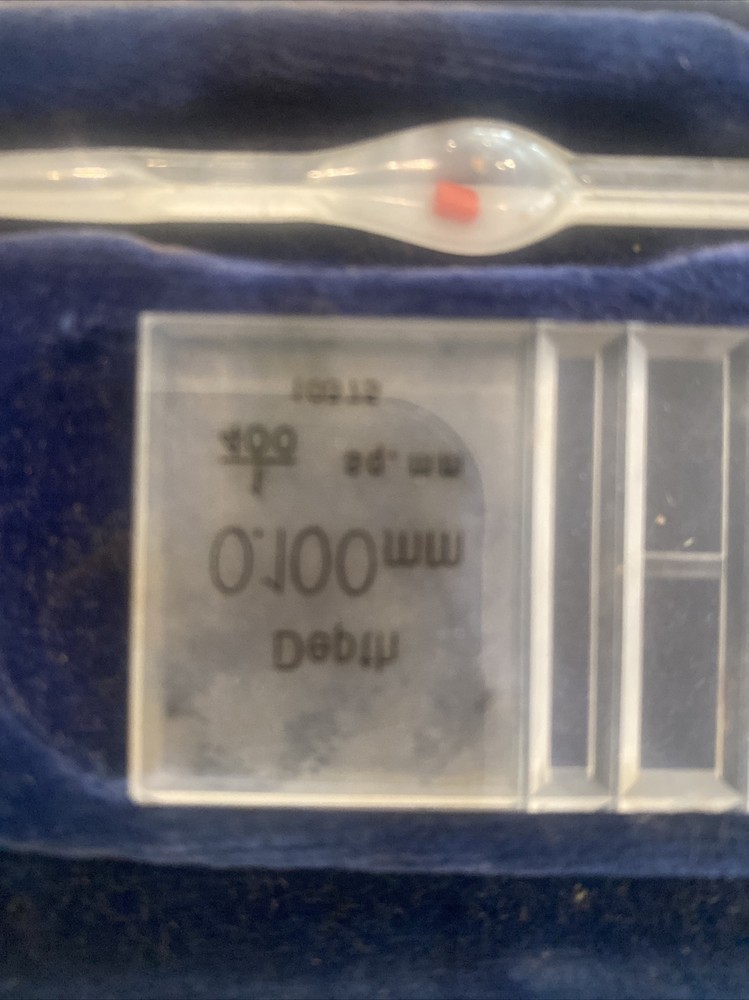 Vintage Haemacytometer AS Aloe