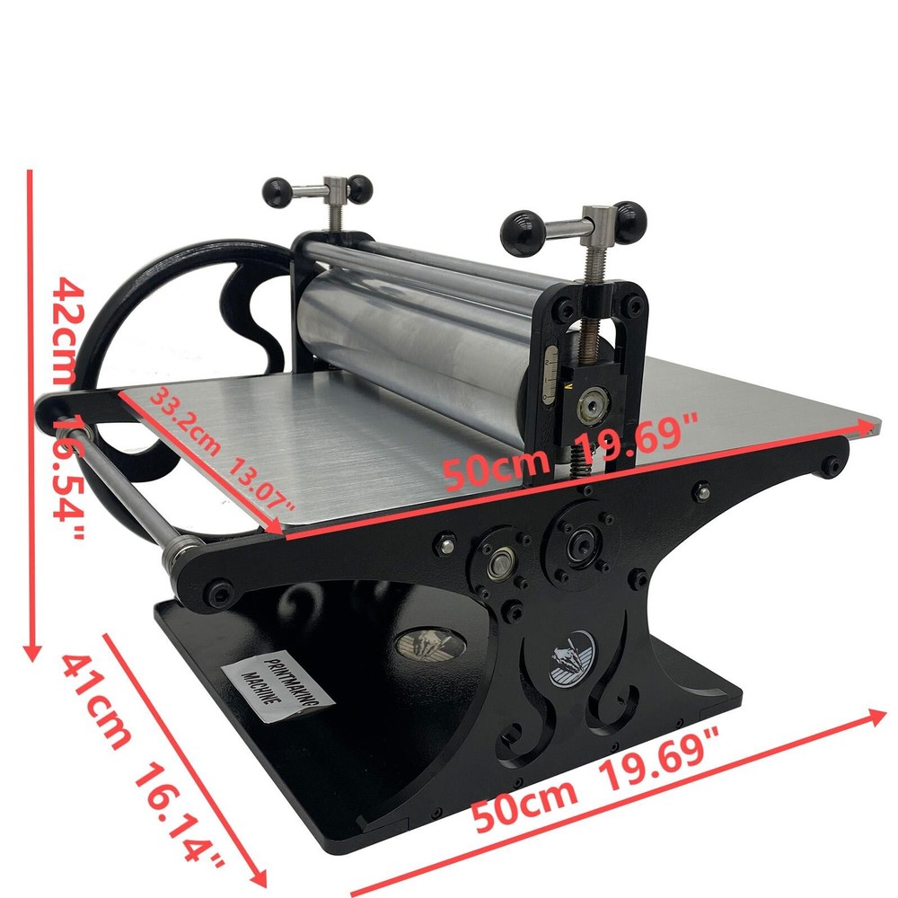 Slab Roller Machine Manual Slab Roller Engraving Press for Printmaking Tabletop