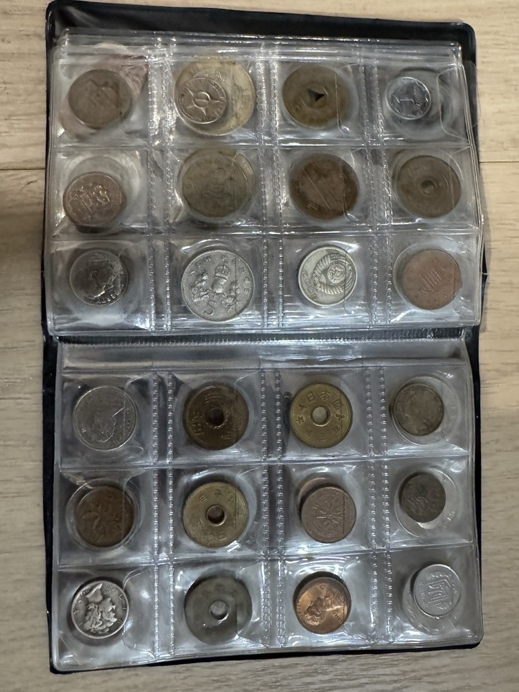 Foreign Coins Mixed Lot Book