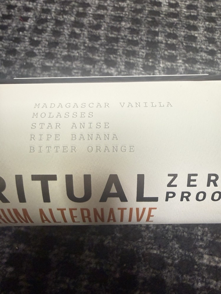 Ritual Rum Alternative Zero Proof Non-Alcoholic Spirit 750ml