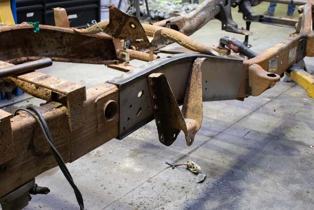 Rust Buster RB7817R Right Leaf Spring Frame Section for Silverado/Sierra HD