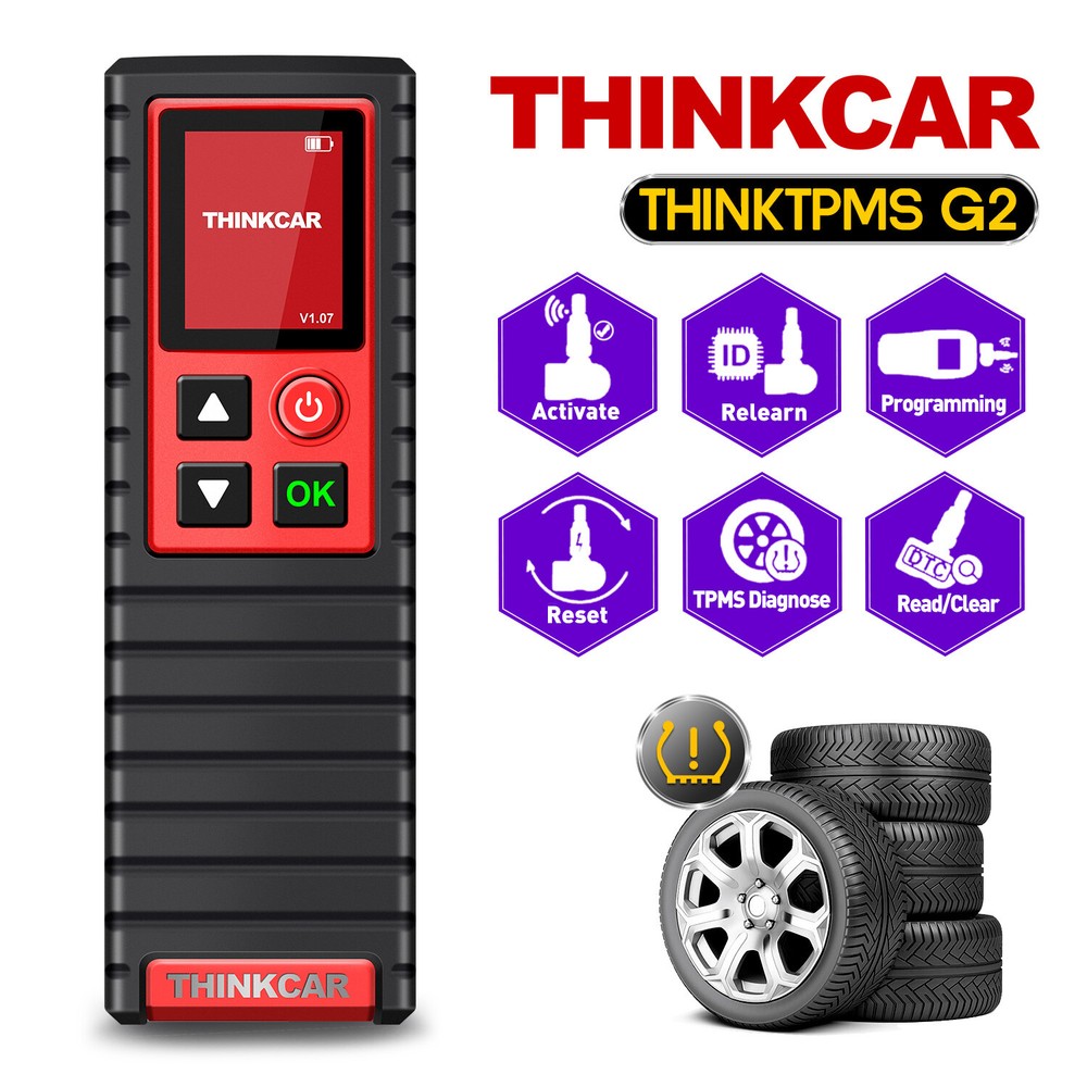 THINKTPMS G2 TPMS Relearn Reset Diagnostic Tool Tire Pressure Sensor Program