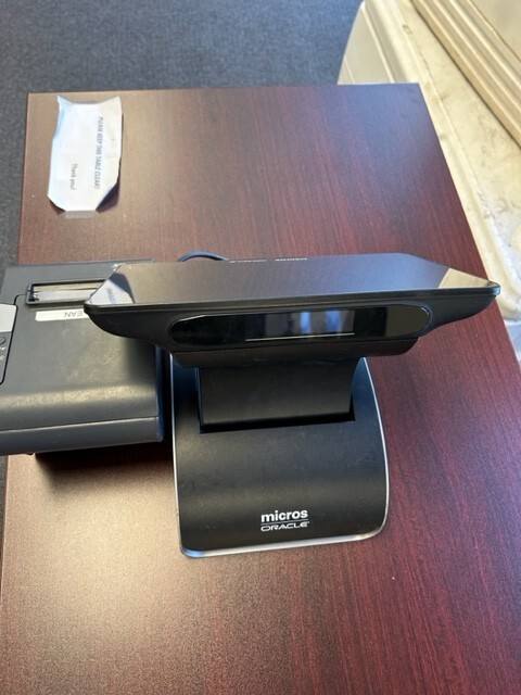 Oracle Micros Workstation 3 Wireless POS with printer and compatible cords