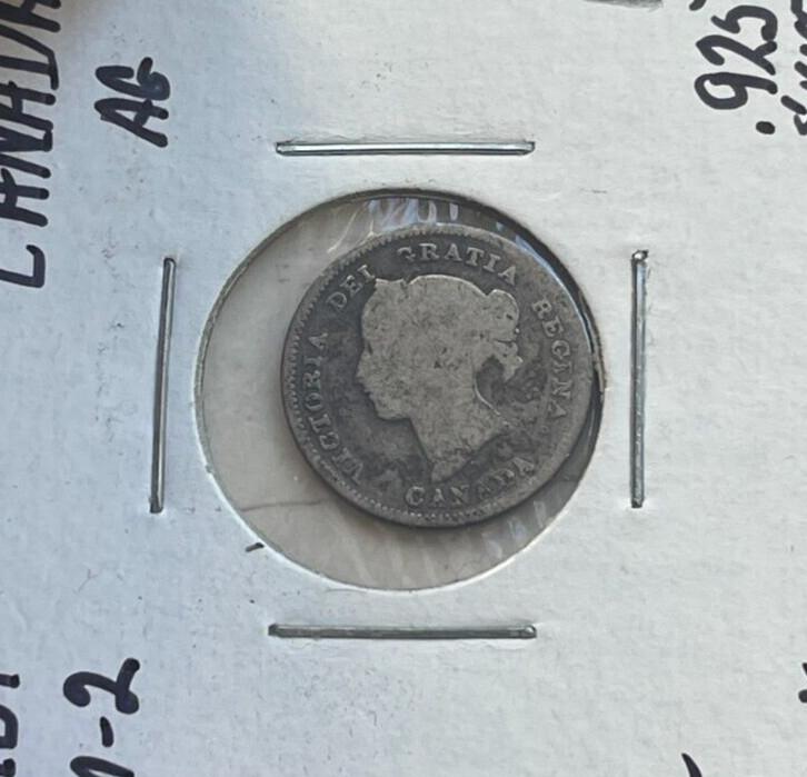 1901 Canada 5 Cents - Silver