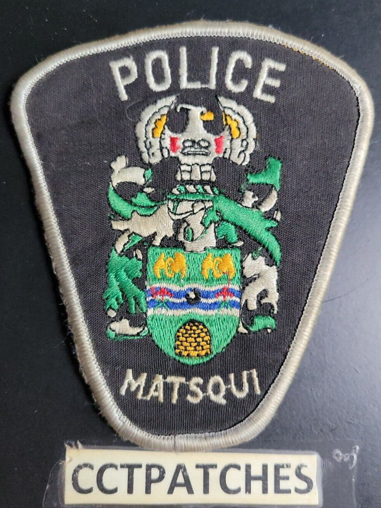 MATSQUI, CANADA POLICE SHOULDER PATCH