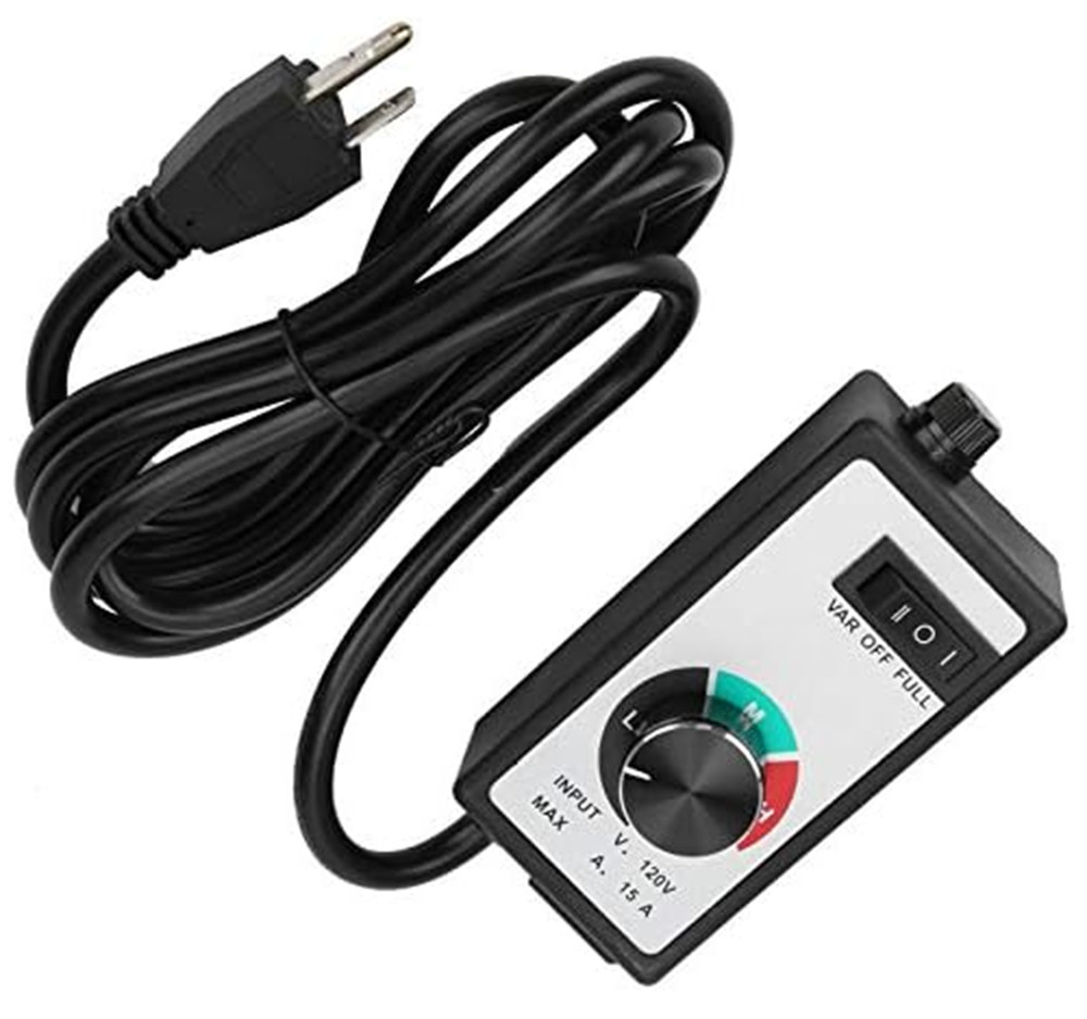 Speed Variable Controller Adjuster 120V 15A US Plug for Vent Blower inline Fan