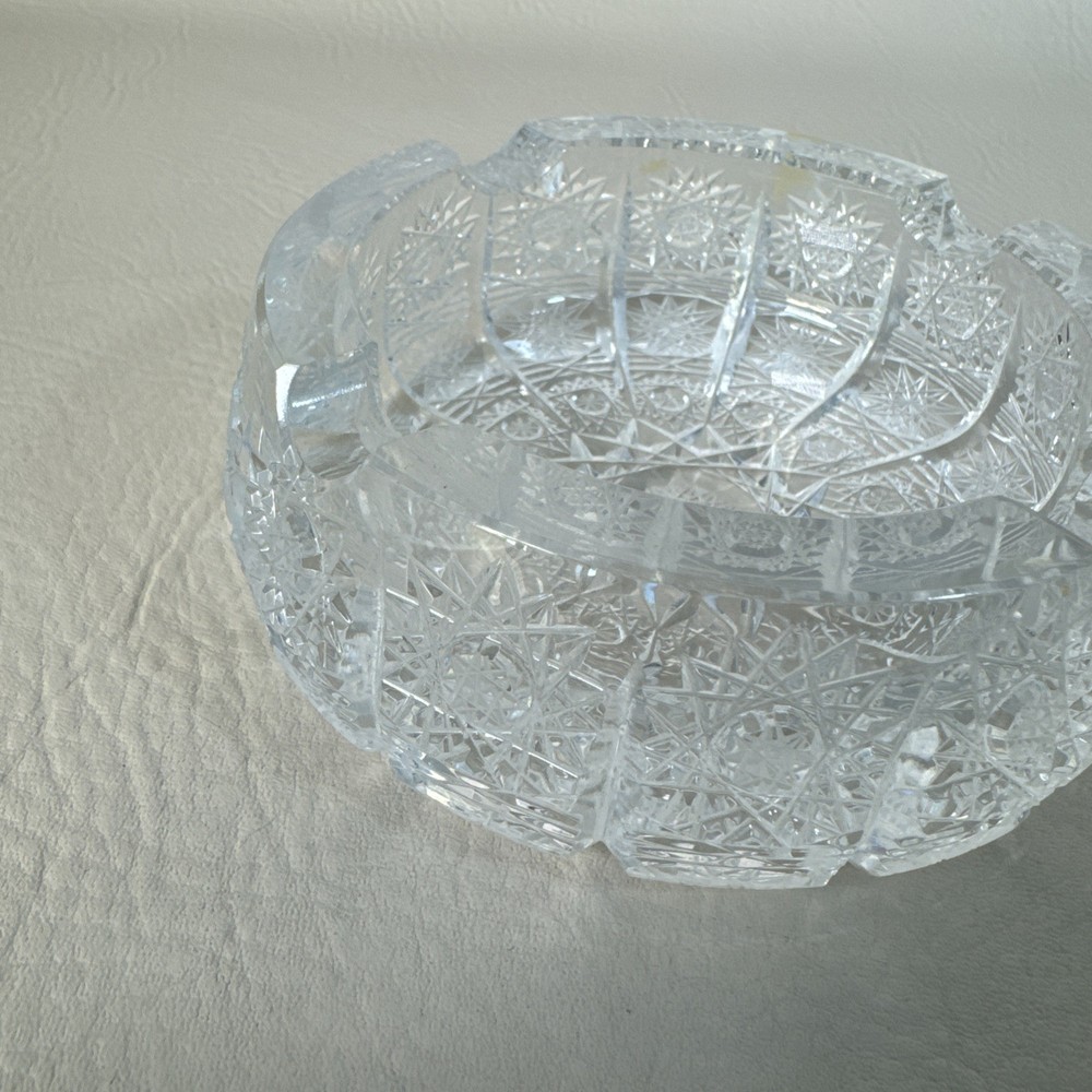 Crystal Clear Ashtray 4 1/2 Inch
