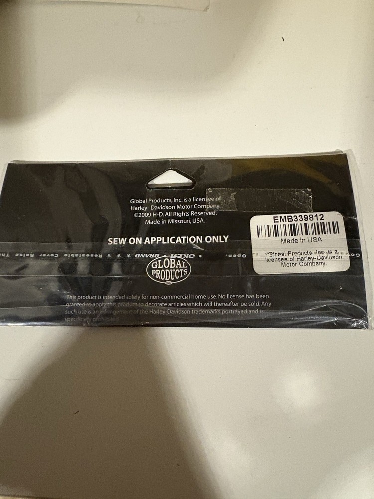 Set Of Three Harley Davidson Patches