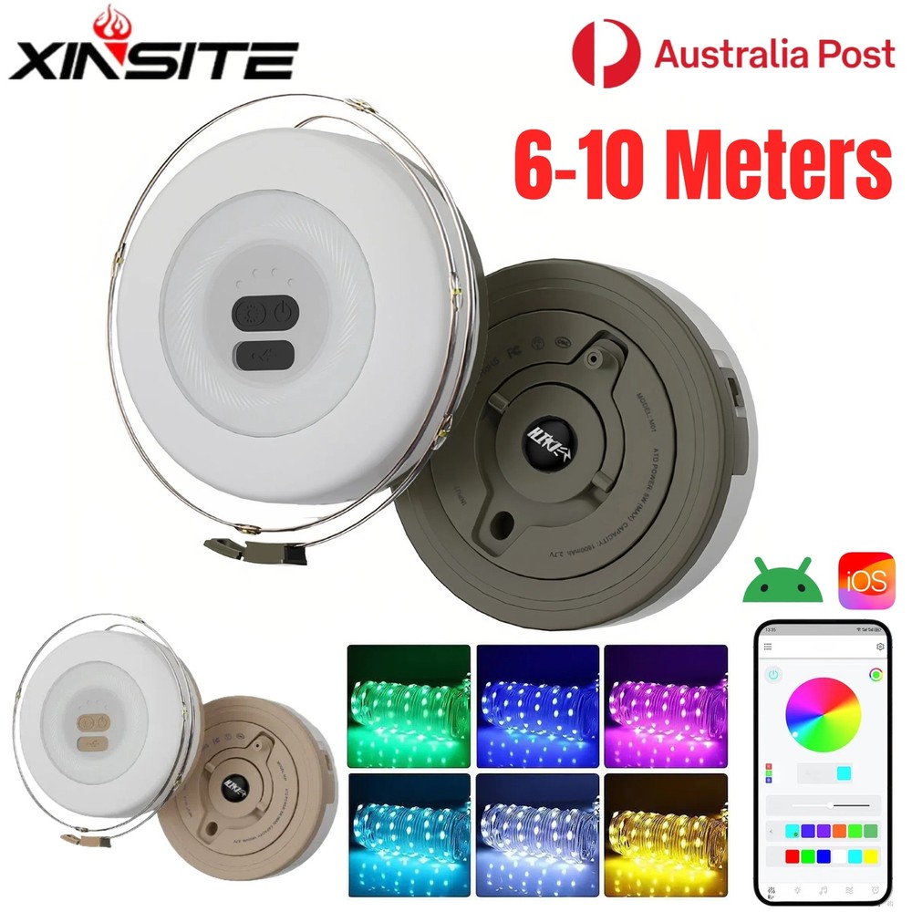 XINSITE Camping String LED Ambient Light Decor Lamp APP Portable Waterproof USB